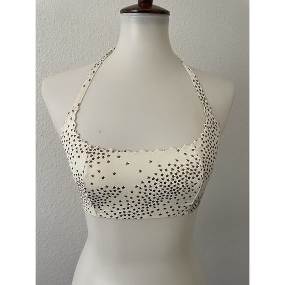 PilyQ Swim Women Bikini Top City of Stars Reversible Seamless Swimwear - Picture 1 of 9